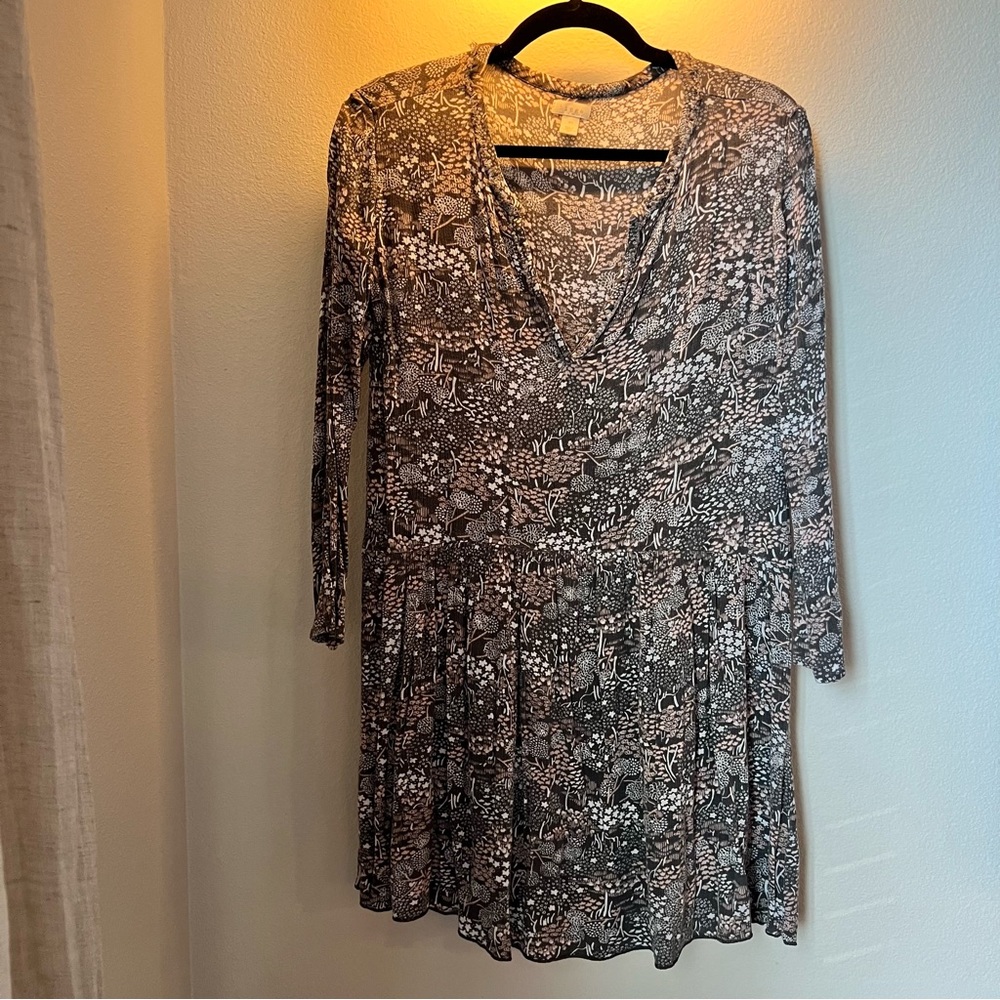 Hinge drop waist dress